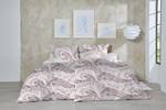 Parure de lit en coton renforcé Blowball Blanc / Rose vif - 135 x 200 cm
