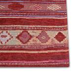 Kurzflorteppich Yara Polyester / Baumwolle - Rot - 150 x 220 cm