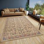 Kurzflorteppich Assia Polyester / Baumwolle - Creme - 120 x 180 cm