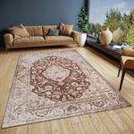 Kurzflorteppich Mahat Polyester / Baumwolle - Braun - 120 x 180 cm