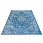 Kurzflorteppich Mahat Polyester / Baumwolle - Blau - 160 x 235 cm