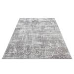 Kurzflorteppich Style Polyester / Latex - Grau / Beige - 160 x 235 cm