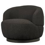 Draaifauteuil Woolly structuurstof - Antraciet