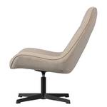 Fauteuil Stach ijzer/chenille - zandkleurig