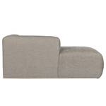 Chaise longue Yent structuurweefsel - beige - Hoek vooraanzicht links