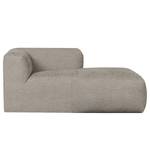 Chaise longue Yent structuurweefsel - beige - Hoek vooraanzicht rechts