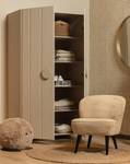 Fauteuil Sara Fausse fourrure - Beige