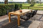 Gartensessel Grace 2er-Set Typ A Stahl / Textil - Anthrazit