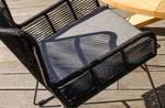 Gartensessel Grace 2er-Set Typ A Stahl / Textil - Anthrazit