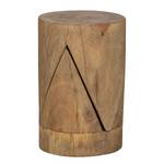 Beistelltisch Trunk 2er-Set Mangoholz Massiv - Braun