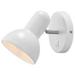 Wandlamp Texas aluminium - wit - 1 lichtbron