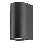 Wandlamp Canto Maxi aluminium - 2 lichtbron