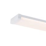 Plafonnier Wilmington Matière plastique / Blanc - 1 ampoule - Largeur : 61 cm