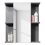 Armoire de toilette Maunie Noir - Bois manufacturé - 60 x 71 x 20 cm