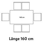 Esstisch Rom Eiche Havanna Dekor - Breite: 160 cm - Keine Funktion