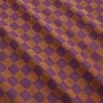 Canovaccio CHECKER STYLE Cotone - Viola