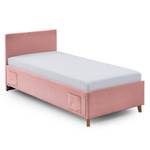 Letto imbottito Cool Velluto a coste Scota: mauve - 90 x 200cm - Senza rete a doghe