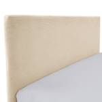 Polsterbett Cool Cordstoff Scota: Creme - 90 x 200cm - Ohne Lattenrost