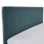 Gestoffeerd bed Cool Corduroy Scota: Oceaan - 120 x 200cm - Zonder lattenbodem