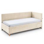 Letto Cool Velluto a coste Scota: crema - 140 x 200cm - Senza rete a doghe