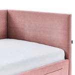 Letto Cool Velluto a coste Scota: mauve - 140 x 200cm - Senza rete a doghe