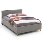 Letto imbottito Fun Tessuto Cieli: grigio - 90 x 200cm - Senza rete a doghe