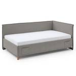 Letto Fun Tessuto Cieli: grigio - 90 x 200cm - Senza rete a doghe