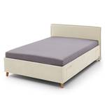 Letto imbottito Fun Tessuto Cieli: crema - 120 x 200cm - Con rete a doghe