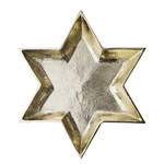 Deko-Schale STARLET Aluminium - Gold - Durchmesser: 26 cm