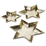 Deko-Schale STARLET Aluminium - Gold - Durchmesser: 26 cm