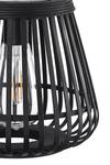 Lanterne solaire Sunshine Glimmer Bambou - Noir - 1 ampoule