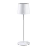 Tafellamp Gilo aluminium/kunststof - 1 lichtbron - Wit