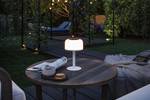 Lampada da tavolo solare Bartja Alluminio / materiale plastico - 1 punto luce - Bianco