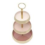 Etagere Art Deco Typ A Eisen - Beige / Rosa