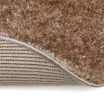 Hochflorteppich Gela rund Polyester - Taupe