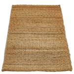 Kurzflorteppich Giava Jute / Baumwolle - Natur - 65 x 130 cm