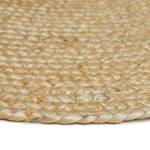 Tapis Ibo Jute / Coton - Crème - Diamètre : 80 cm