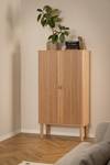 Highboard Henesk Echtholzfurnier - Eiche