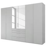 Drehtürenschrank Purisma Spiegel Typ B Seidengrau - Breite: 301 cm