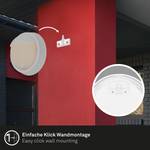 Applique murale LED Less Aluminium / Matière plastique - 1 ampoule - Blanc