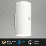 Applique murale LED Upsa avec capteur Matière plastique - 1 ampoule - Blanc