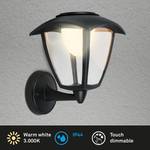 Lampada da parete a LED Riks Materiale plastico - Nero - 1 punto luce