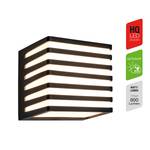 LED-Wandleuchte Leka Aluminium - 1-flammig - Schwarz