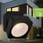 Lampada da parete a LED Grav Alluminio - Nero - 1 punti luce