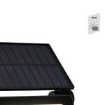 Solar-Wandleuchte Fyre Aluminium - Schwarz - 1-flammig