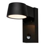 Lampada da parete LED con sensore Hegg Alluminio - 1 punti luce - Nero