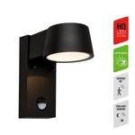 LED-wandlamp Hegg met sensor aluminium - 1 lichtbron - Zwart