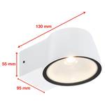 Lampada da parete a LED Odlo Alluminio - 1 punti luce - Bianco