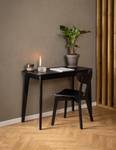 Bureau Rigby Noir - En partie en bois massif - 100 x 75 x 50 cm