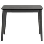 Bureau Rigby Noir - En partie en bois massif - 100 x 75 x 50 cm